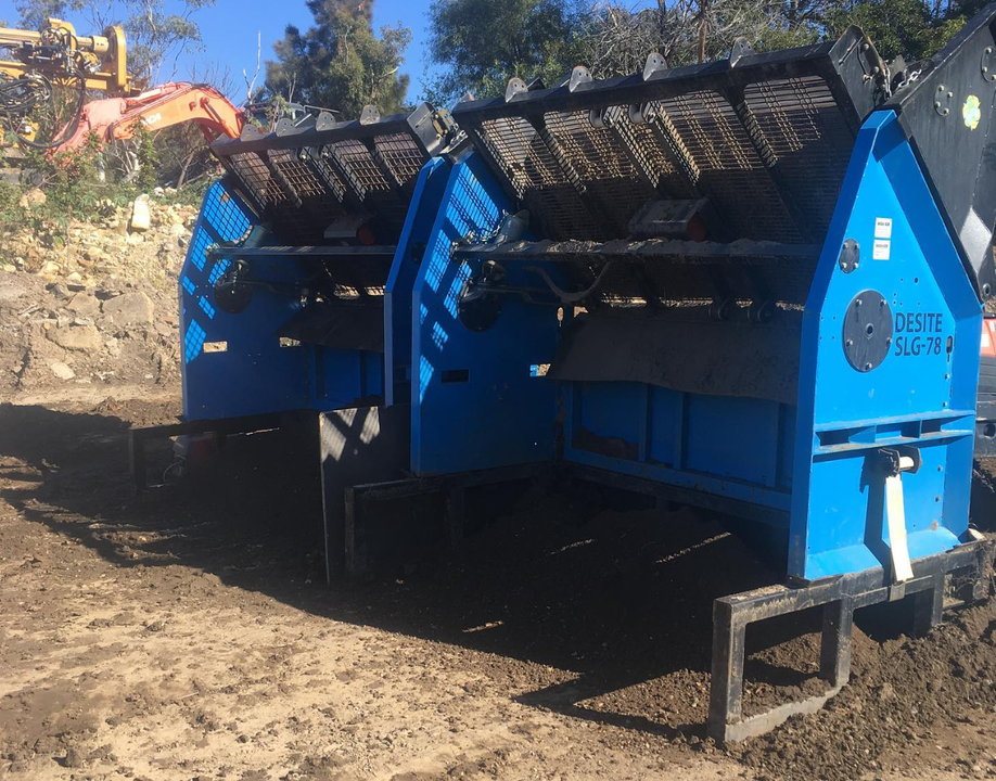 Two-pass screening setup for oversize then filling material