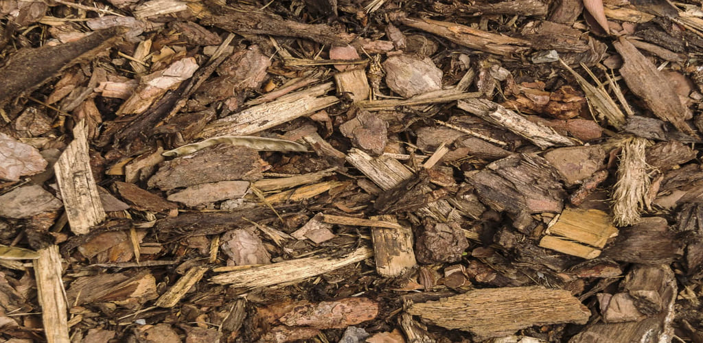 Screened wood mulch product grade example